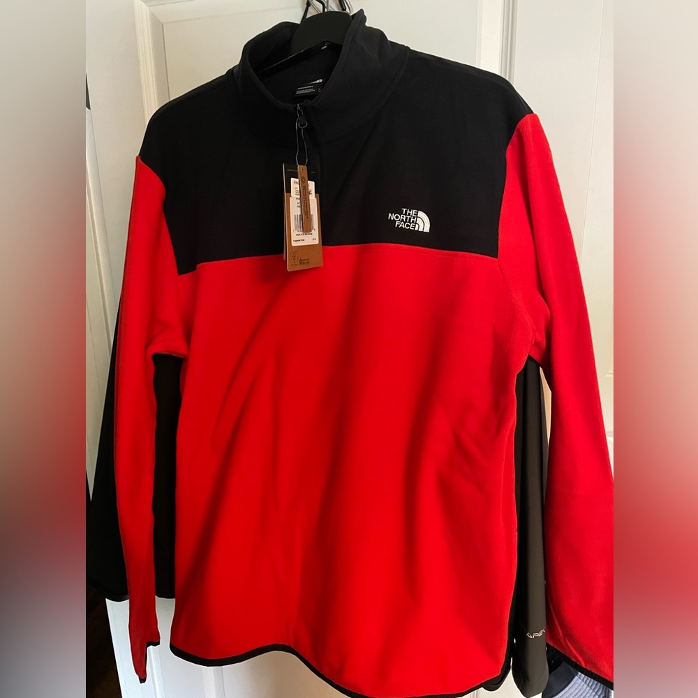 The North Face Unisex Quarter Zip Fleece Size XL